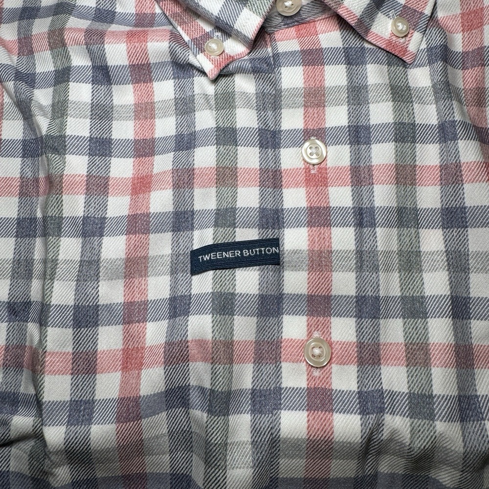 Johnnie O Performance Shirt L Large Callum Long Button Multicolor Plaid Bamboo - Picture 4 of 11